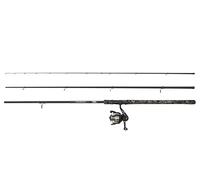 Mitchell Tanager G2 Feeder Combo | Juego de caña y Carrete 3pc para Pesca Gruesa | Principiantes a Pescadores intermedios | Negro, caña 3.30m moderadamente rápida, Carrete tamaño 3000