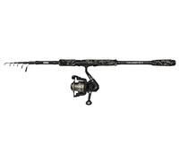 Mitchell Tanager G2 Telespin Combo | Caña Telescópica Portátil y Carrete para Pesca en Agua Dulce | Arrastre Suave | Principiantes y Pescadores Intermedios | Negro, 2.40m Caña, 2000 Carrete