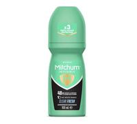 Mitchum Invisible Women 48HR Protection - Desodorante enrollable y antitranspirante, sin marcas blancas, sin alcohol, transparente y fresco
