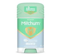 Mitchum Triple Odor Defense 48HR Protection Antitranspirante y desodorante sin perfume 41 g, para mujeres, 1 unidad