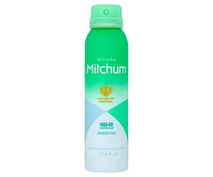 Mitchum women advanced control unscented 48hr 150ml spray