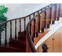 Mitef Red de seguridad anticaídas para escaleras, balcón, escaleras, patio, valla de malla para niños y mascotas, café, 1 x 1 m