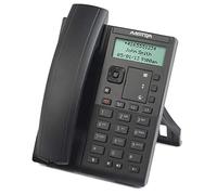 Mitel 80C00005AAA-A - Teléfono IP (Negro, Terminal con conexión por Cable, LCD, 128 x 48 Pixeles, 6,98 cm (2.75"), Monocromo)