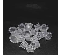 Mitening Tapas de Tinta para Tatuaje, 300 Piezas Cups Tattoo, Vasos de Tinta para Tatuaje, Soporte para Pigmentos, Contenedor, Kit De Accesorios para Tatuaje,(S,0.8cm)
