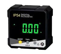 Miter Saw Ditrattor Digital - Ejercicio de indicador angular digital impermeable | Digitales portátiles Esquinas Finder para Carpintero de construcción, Base Magnética en V-Groove, instrumentos de