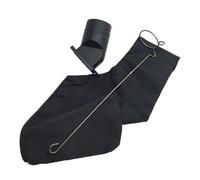 Miter Saw Dust Bag, Wired Adjustable Lightweight Bag 8.66x6.3 Inches, Woodworking Supplies, Saw Accessories, Black, Nylon for Marble Machine And Belt Sander Use.