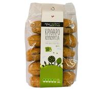MITERRA Mini Galletas de Cebada Cretense 2x600g (1,2kg) - Dakos | Panecillos tradicionales griegos de cebada, horneados con aceite de oliva virgen extra - ideales para dakos
