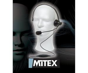 Mitex Kit auricular Mitex Boom Auricular diadema con micrófono boom para walkie talkies Mitex