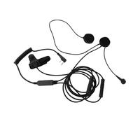 Mitex Kit micro-auricular Mitex Closed Face Helmet Kit de casco completo con PTT montado en manillar impermeable para walkies Mitex