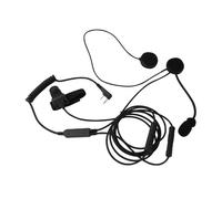 Mitex Kit micro-auricular Mitex Open Face Helmet Kit micro-auricular con PTT para cascos de moto