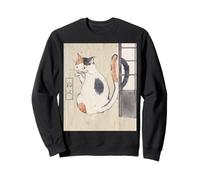 mítico gato monstruoso de dos colas [Yokai japonés] Sudadera
