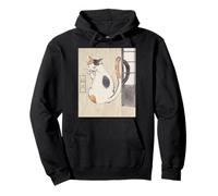 mítico Gato monstruoso de Dos Colas [Yokai japonés] Sudadera con Capucha