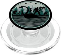 Mítico Lago Ness Aliens Mothman Bigfoot Monsters Cryptid PopSockets PopGrip para MagSafe
