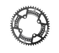 MITINGER Plato de Bicicleta,Corona de Bicicleta Plato de Bicicleta Redondo 104BCD 40 42 44 46 48 50 52 T Plato de Bicicleta de montaña MTB 104 Bcd(52T,Black)