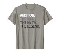 Mito del Hombre del Regalo del Auditor La Leyenda Camiseta, Hombre, Pizarra, M