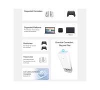 Mito del para Negro: Receptor Wu- 2 en 1, Convertidor de Controlador para Steam/PC/Android/NS, Accesorios Adaptadores