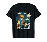 Mito Legendario japonés del Paisaje Nublado de la Cultura del Guerrero Ron Camiseta