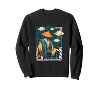 Mito Legendario japonés del Paisaje Nublado de la Cultura del Guerrero Ron Sudadera