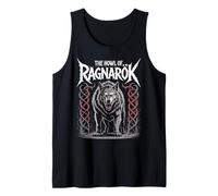 Mito nórdico Fenrir Wolf El aullido del espíritu Vikingo de Ragnarok Camiseta sin Mangas