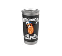Mitocondria Las Células Power House Dabbing Divertido Vaso térmico de acero inoxidable de doble pared