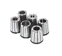 mitoharet ER32 - Juego de 6 pinzas de resorte de precisión de 1/2 pulgadas, 1/4 pulgadas, 3/4 pulgadas, 1/8 pulgadas, 3/8 pulgadas, 5/8 pulgadas para herramienta de torno de grabado y fresado CNC