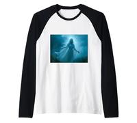 mitología celta Banshee, mujer fantasma y espíritu presagio de muerte Camiseta Manga Raglan