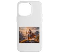 mitología celta Lugh, radiante dios celta del dominio de la luz Carcasa para iPhone 14 Pro Max