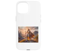 mitología celta Lugh, radiante dios celta del dominio de la luz Carcasa para iPhone 15