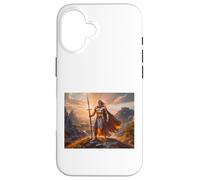 mitología celta Lugh, radiante dios celta del dominio de la luz Carcasa para iPhone 16