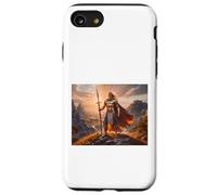 mitología celta Lugh, radiante dios celta del dominio de la luz Carcasa para iPhone SE (2020) / 7 / 8