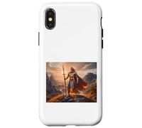 mitología celta Lugh, radiante dios celta del dominio de la luz Carcasa para iPhone X/XS
