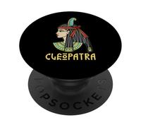 Mitología de la Reina egipcia Antigua Cleopatra Egipto PopSockets PopGrip Adhesivo