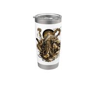 Mitología del dragón chino del emperador amarillo Huangdi Vaso térmico de acero inoxidable de doble pared