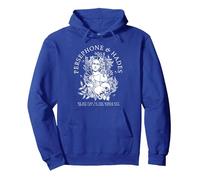 Mitología del Hades y Perséfone Sudadera con Capucha, Unisex para Adultos, Azul Real, S