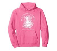 Mitología del Hades y Perséfone Sudadera con Capucha, Unisex para Adultos, Rosa Brillante, S