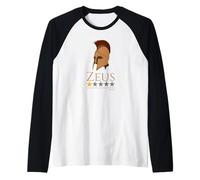 Mitología Griega Antigua - Dios Zeus - Grecia Mito Meme Camiseta Manga Raglan