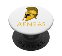 Mitología Griega Antigua y Romana - Eneas - Héroe de Guerra de Troya PopSockets PopGrip Adhesivo