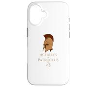 Mitología Griega arcaica - Guerra de Troya - Patroclo Aquiles Carcasa para iPhone 16