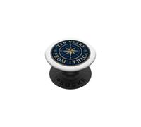 Mitología Griega Odyssey Brújula Rosa Diez Años De Ítaca PopSockets PopGrip Adhesivo