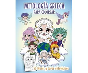 Mitología Griega para colorear: 50 Dibujos de Dioses y seres mitológicos