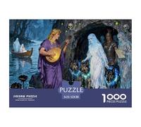 Mitología Griega Puzzle De Madera Impermeable Puzzles De 1000 Piezas para Adultos Colorido Rompecabezas para Decoración del Hogar