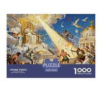 Mitología Griega Puzzle De Madera Impermeable Puzzles De 1000 Piezas para Adultos Colorido Rompecabezas para Decoración del Hogar
