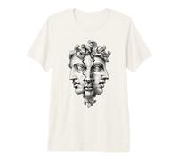 Mitología Griega Tres Rostros Arte Clásico Camiseta Premium