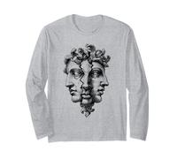 Mitología Griega Tres Rostros Arte Clásico Manga Larga