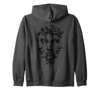 Mitología Griega Tres Rostros Arte Clásico Sudadera con Capucha