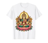 Mitología India Espiritual Religioso Lakshmi Diosa Hindú Camiseta