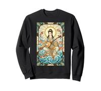 Mitología Japonesa Música Diosa Benzaiten Vitral Sudadera