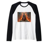 mitología Mictlantecuhtli Azteca muerte dios gobernante inframundo Camiseta Manga Raglan