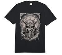 Mitología nórdica del Guerrero Vikingo Vegvísir Comfort Colors Adult Heavyweight T-Shirt