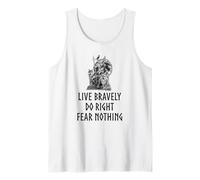 Mitología nórdica - Dios nórdico Odin - No temer Nada - Medieval Camiseta sin Mangas
